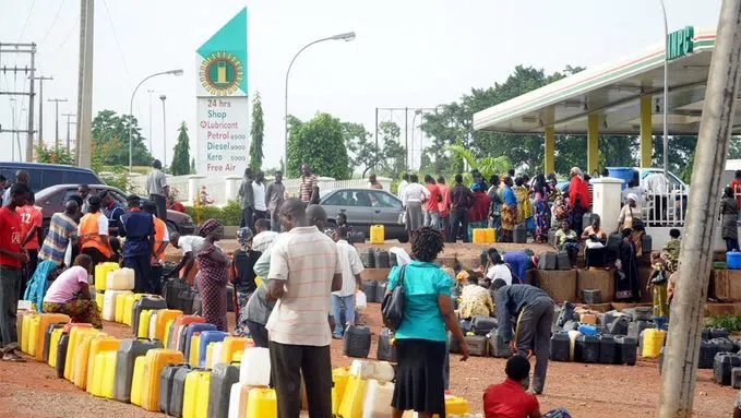 As fuel scarcity resurfaces in Lagos, Nigerians react.