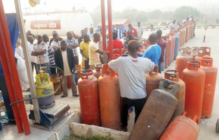 The price of 5 kilograms of cooking gas has risen to N3,921.35.