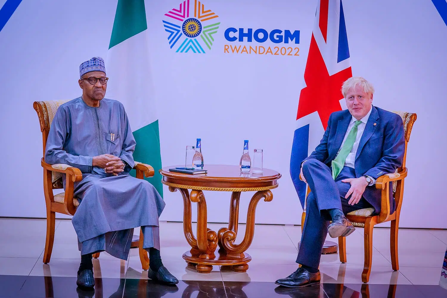 President Buhari explains to the British Prime Minister his stance on running for a third term.