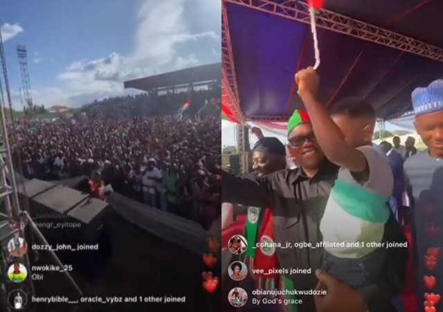 Massive and unbelievable Crowd Welcome Peter Obi At Jos Rally [Video]